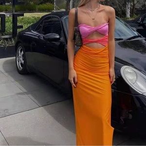 Cut-out Summer Dress -maxi dress